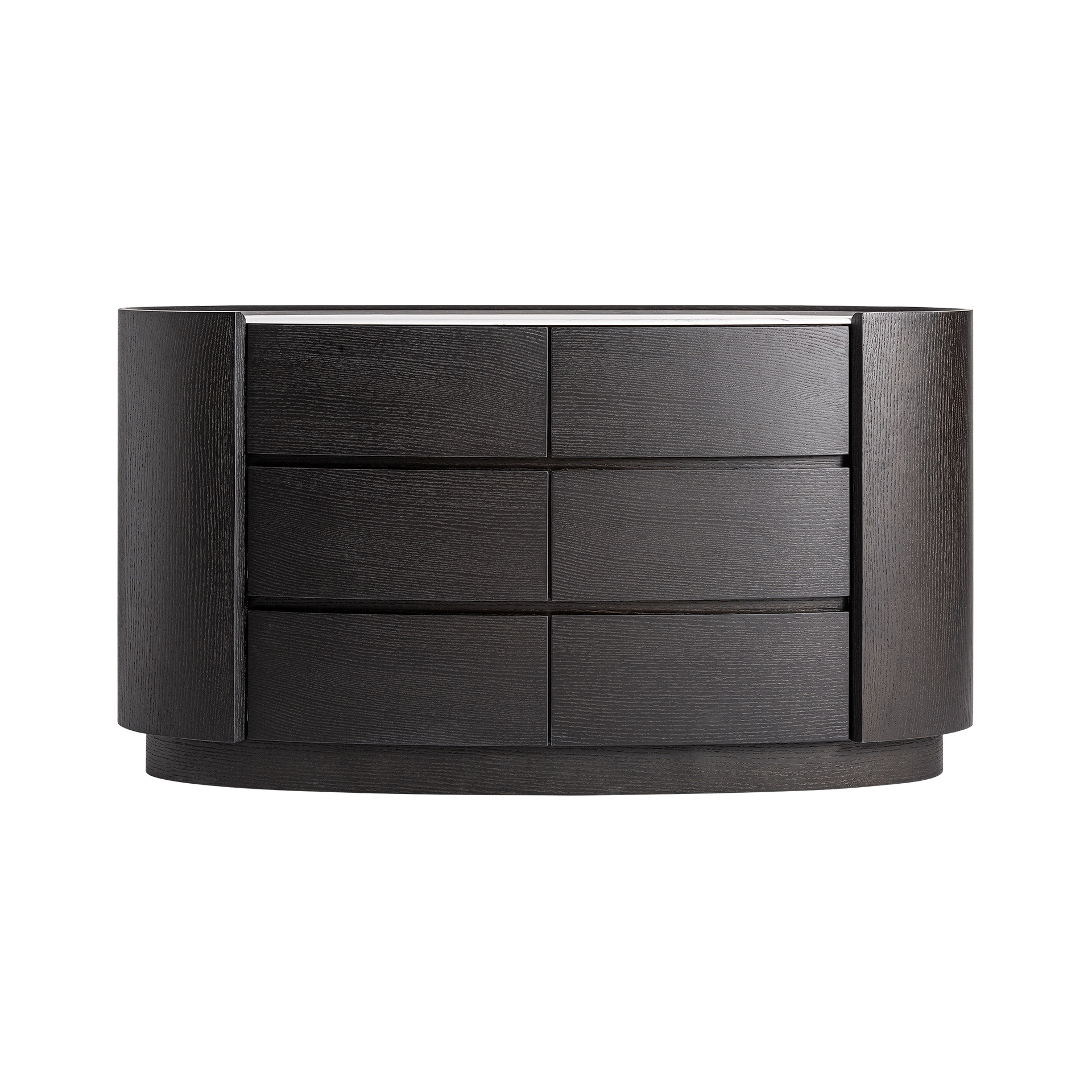 Комод Vical Isola 36390, 140х47хh78 см, из шпона дуба, черный