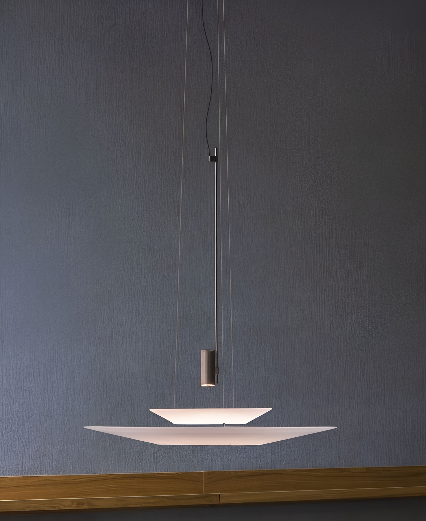 Подвесной светильник Vibia Flamingo 1540, Ø70 см, золото