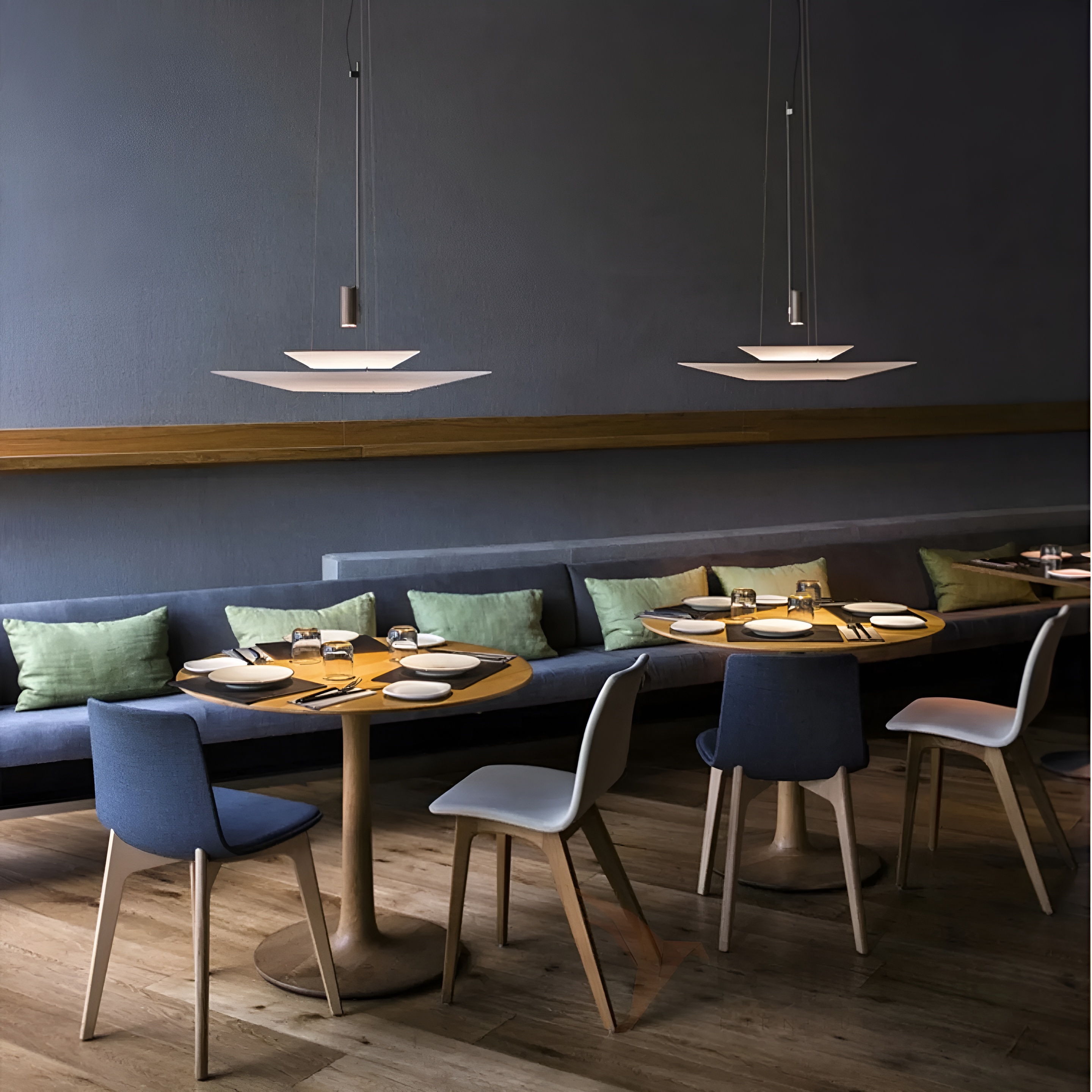 Подвесной светильник Vibia Flamingo 1540, Ø70 см, золото
