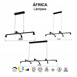 9410 Люстра подвесная MANTRA AFRICA