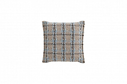 Подушка GL Checks синяя 45x45