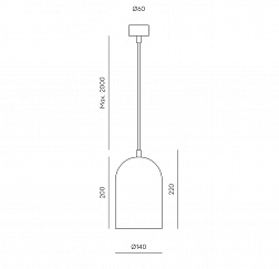 Подвесной светильник Aromas del Campo Copo C1085, зеленый плафон, черный матовый