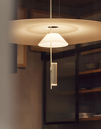 Подвесной светильник Vibia Flamingo 1527, Ø90 см, белый матовый