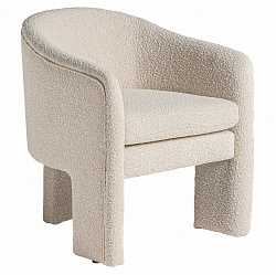 Кресло Vical Prati Boucle 31874, 68х66хh78 см, хлопок букле, бежевый