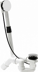Bette Multiplex M5, полуавтоматический стандартный слив-перелив, цвет хром