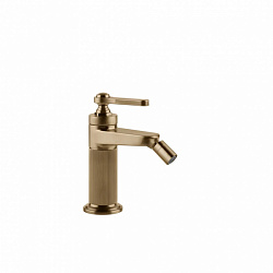 Gessi Venti20, смеситель для биде, с донным клапаном, цвет брашированная бронза PVD