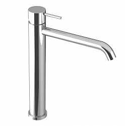 Высокий смеситель для раковины Oioli Micro MILT004RO/C00, без донного клапана, хром
