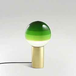 Настольный светильник Dipping Light M зеленый-матовая латунь