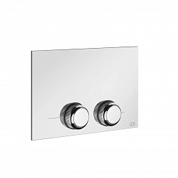 Gessi Venti20, клавиша смыва механическая, 2 режима, для инсталляций Tece, цвет хром