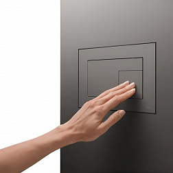 Клавиша смыва TECEvelvet 9240731, механическая, Grigio Londra (антрацит)