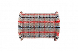 Подушка-ролл GL Tartan синяя большая