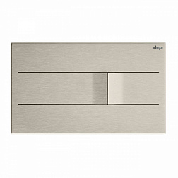 Клавиша смыва, Viega, Prevista, для унитаза, электронный смыв, шгв 220*3*130, цвет-нержавеющая неполированная сталь