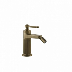 Gessi Venti20, смеситель для биде, с донным клапаном, цвет античная латунь PVD